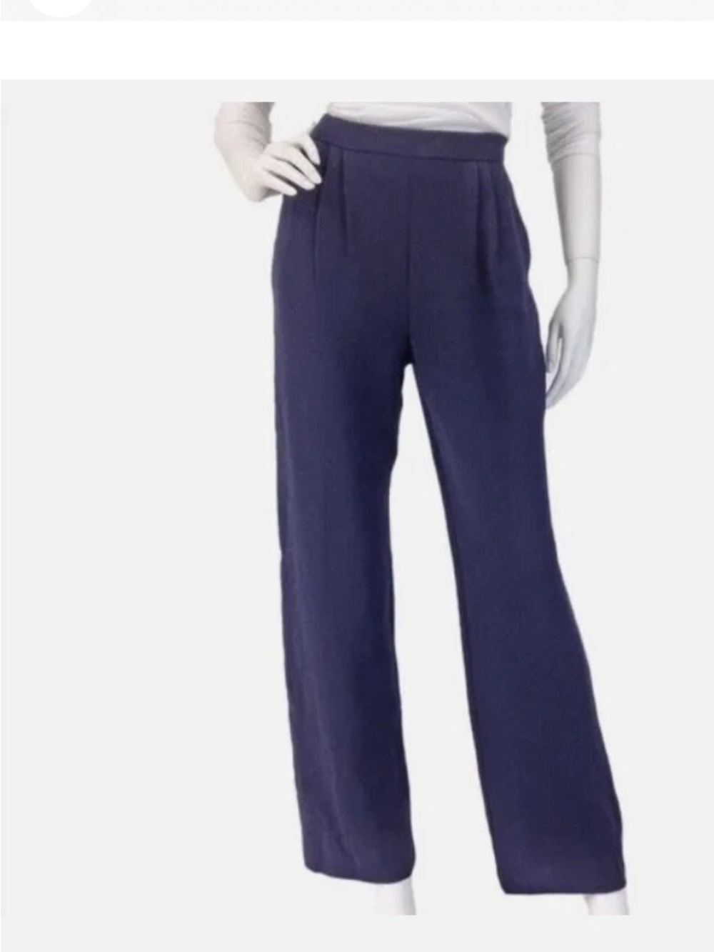 St. John Navy Blue Santana Pants  size 12